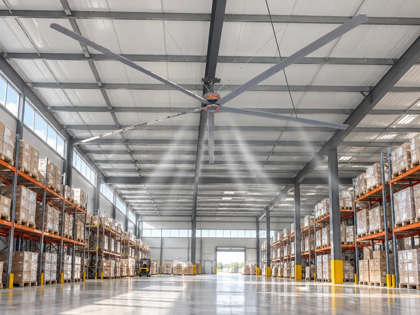 Warehouse cooling and ventilation project