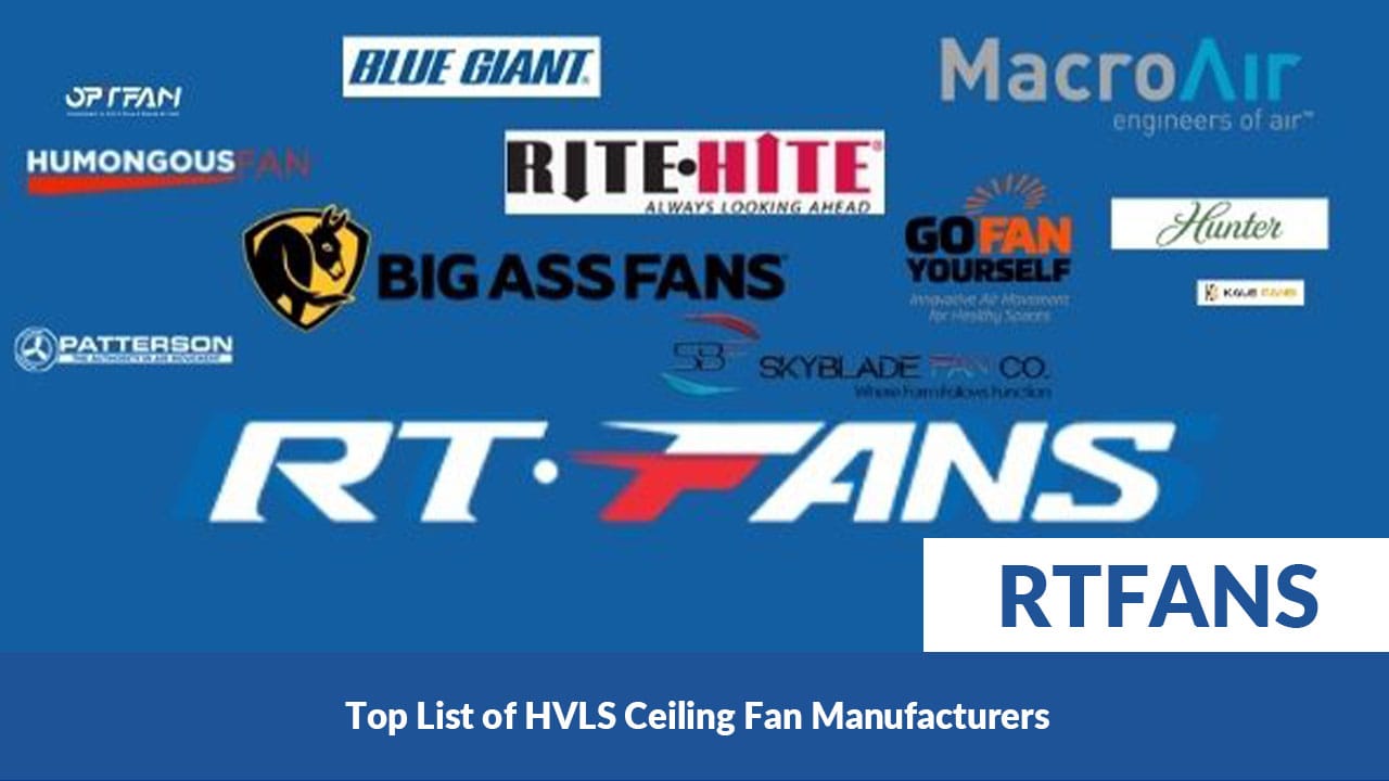Top List Of Hvls Ceiling Fan Suppliers Worldwide 01 - RTFANS